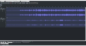 Picture of an Audacity screen when you record yourself