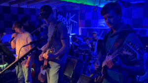 Student rock band sessions and live performance workshops at NoCo Guitar in Greeley, Colorado